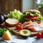 A selection of quick and easy lunch meals for busy days.