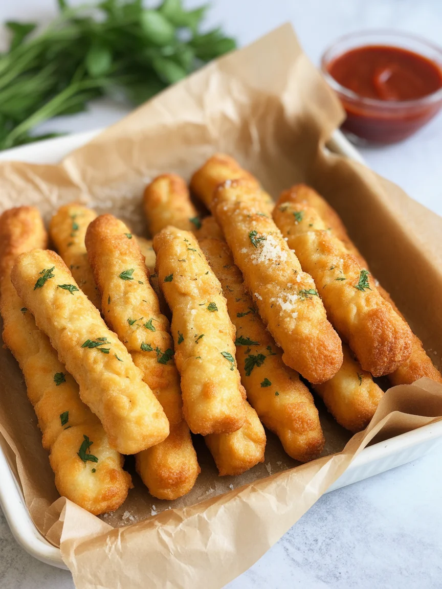 Keto Mozzarella Sticks: A Tasty Low Carb Snack for One!
